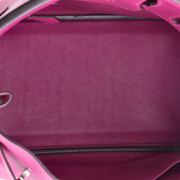 Hermes Birkin 25 Pink Swift with Palladium Hardware - Picture 6 of 8